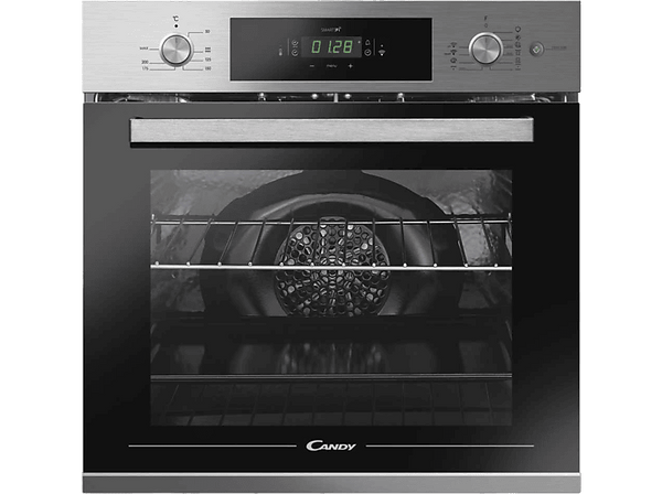 Horno - Candy Smart Steam FCTS815XL, 70l, Multifunción, Limpieza Aquactiva, 60cm, Vapor, Wi-Fi, Temporizador, Inox