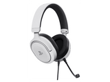 Auriculares gaming - Trust Gaming GXT 498W Forta, Con cable, Micrófono desmontable, Ecológico, Blanco