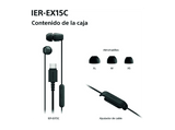 Auriculares de botón - Sony IER‑EX15C, con Micrófono, USB-C, iPhone/Android/Portátil/PC, Ligero, Graves potentes, Ideal para viajar/uso diario, Blanco