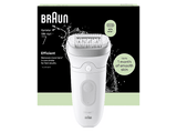 Depiladora - Braun Silk·épil 7  7-011, Tecnología MicroGrip, Luz SmartLight, Wet&Dry, Piel suave duradera, Plata