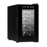 Vinoteca - La Sommeliere LS8E, Estático, 8 botellas, 3 bandejas, Pantalla electrónica, Negro