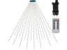Luces LED - NK-HO340066,  400 LEDS, Tono Cálido, 8 modos de luz, Temporizador, Mando a distancia, Transparente
