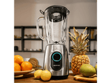 Batidora de vaso - Cecotec Power Black Titanium 2300MAX Inox, 1800 W, 1.8 l, Plata