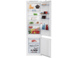 Frigorífico combi integrable - Beko BCSA306E4SFN, Cíclico, 193.5 cm, Compresor Inverter, Sin panelar