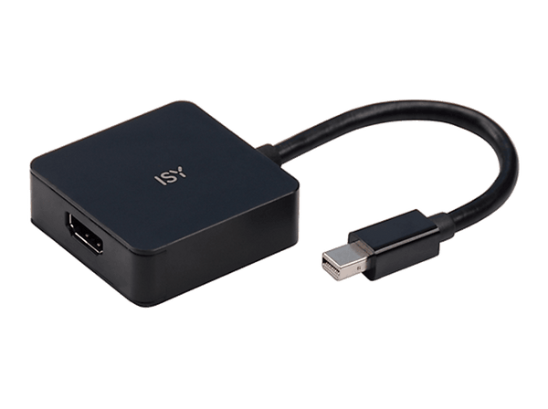 Adaptador - ISY IAD-1006, Compatibilidad Universal,  Plug & Play, 900 mAh, 1920x1080@60Hz/30Hz, Negro
