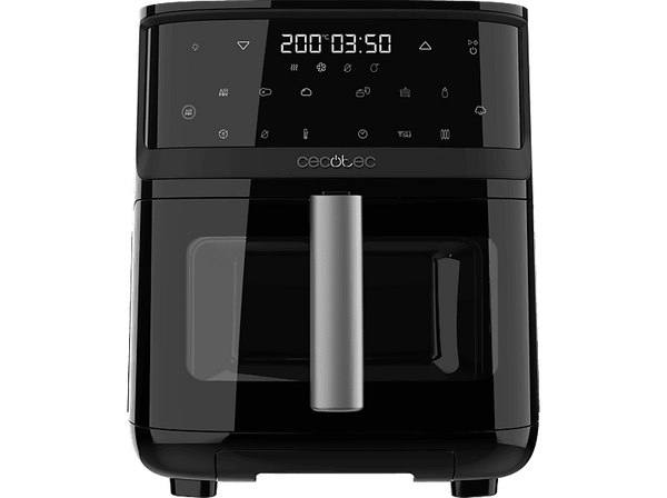 Freidora de aire - Cecotec Cecofry Mist 7000, Cocción con vapor, 1700 W, 4en1, Capacidad 7 l, 1.4 l de agua, 4 modos, Black
