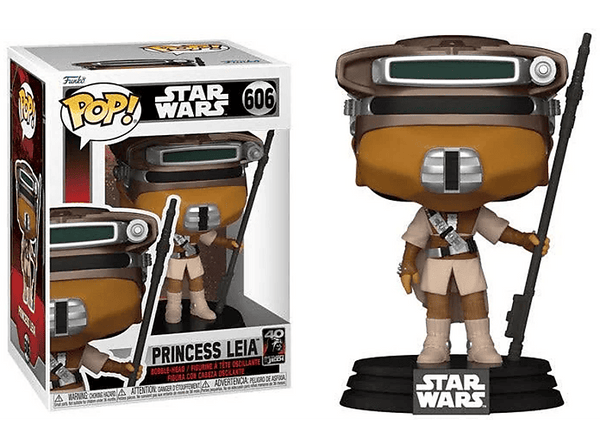 Figura Funko Pop! - Princesa Leia (Cazarrecompensas Boushh), Star Wars: El Retorno del Jedi (40 Aniversario)