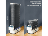 Robot de planchado - Rowenta Care For You YR4050D1, 1800 W, 2 L, Cuidado de la ropa, planchado y desinfección automáticos, Blanco y gris