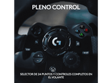 Volante - Logitech G G923 + Palanca de cambios Force Shifter, Force Feedback Trueforce, XBOX-PC, Pedales personalizables, USB, 6 velocidades, Negro