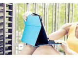 Funda tablet - Silver HT 19313, Hasta 10.4, Rotatoria 360º, Azul