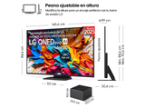 TV QNED MiniLED 65 - LG 65QNED9MA6B, UHD 4K Inalámbrico, Procesador Inteligente α9 AI Processor 4K Gen8, Smart TV, DVB-T2 (H.265), Negro