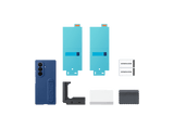 Funda + Protector pantalla - Samsung, Para Samsung Galaxy Z Fold7, De Silicona, Azul