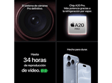 Apple iPhone 18 Pro, Negro, 512 GB, 6.3 OLED Super Retina XDR, 5G, Chip A20 Pro, Siri AI, iOS
