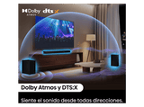 Barra de sonido - Hisense AX5100Q, Bluetooth, Subwoofer Inalámbrico, 580 W, Hi- Concerto, HDMI eARC, Dolby Atmos, Negro