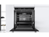 Horno a vapor - Whirlpool W6 OS4 4S1 P, Multifunción, Pirolítico, 73 l, 59.5 cm, tecnología 6th SENSE, Acero inoxidable y negro