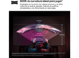 Monitor gaming - LG UltraGear™ 45GX950A-B, 45 5K2K, Dual Mode (165/330Hz), 0.03 ms, OLED, VA curvo 800R, 2x HDMI, HDR10, Morado grisáceo