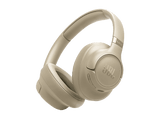 Auriculares inalámbricos - JBL Tune 730BT, 76 h Autonomía, Sonido JBL Pure Bass, Diadema, Bluetooth 6.0, Beige