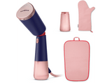 Plancha de vapor vertical - Philips Serie 5000 STH5030/20 1400W, Salida vapor 24 g/min, 200 ml, Calentamiento 35s, Cabezal Inclinable, Anti Bacterias