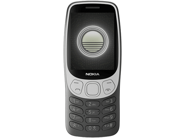 Móvil - Nokia 3210, Negro, 128MB Capacidad Memoria, 64MB RAM, 1450mAh, S30+, 2.4” QVGA, Bluetooth, Radio, MP3