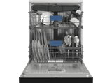 Lavavajillas - Beko BDFN27540X, 15 servicios, 7 programas, 60cm, Tercera bandeja, HomeWhiz App, WiFi, Inox