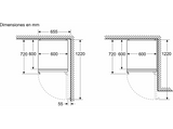 Frigorífico combi - Bosch KGN39VXBT, No Frost, 203 cm, 363 l, Cajón VitaFresh XXL, Iluminación LED, Negro