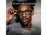 Gafas IA - Ray-Ban Meta, Wayfarer, Blanco piedra, Transitions® Transparente, Rojo Sandía