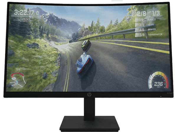 Monitor gaming - HP X27c, curvo, 27", Full HD, 1 ms, 165 Hz, 1 HDMI, EyeSafe®, Negro