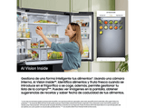 Frigorífico americano - Samsung RF65DG9H0ESREF, Triple Cooling, 183 cm, 636l, Dispensador de agua, Inox