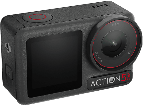 Cámara deportiva - DJI Osmo Action 5 Pro Adventure Combo, 4K, 4h Autonomía, Pantalla táctil 2.5", 64 GB Memoria Interna, Negro