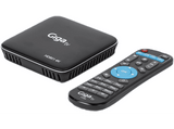 Reproductor multimedia - GigaTV Android HD801 4K, Android 10, DLNA, 4K x 2K 60fps, MiraCast, Negro + Mando