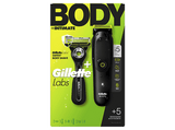 Afeitadora corporal - Gillette Labs i5 Body + Intimate, Tecnología SkinFirst, Wet&Dry, 3 peines, Pack con maquinilla de afeitar corporal GilletteLabs