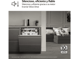 Lavavajillas integrable - LG DB476TXS, 14 servicios, 10 programas, 60 cm, TrueSteam™, Tercera bandeja, Sin panelar