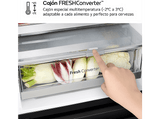 Frigorífico combi - LG GBG5160CEV, No Frost, 186 cm, 352 l, DoorCooling+™, Instaview™, ThinQ™, Acero negro grafito
