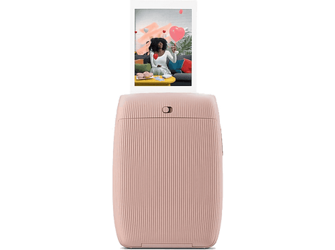 Impresora fotográfica - Fujifilm Mini Link 3, Exposición de 3 colores con OLED, 800 × 600 puntos, Impresión en 15 segs, Rose Pink