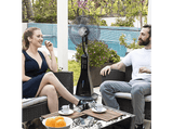 Ventilador de agua - Cecotec EnergySilence 690 FreshEssence, Motor cobre 90W, Depósito 3L, 5 aspas, 3 velocidades, Mando, Negro