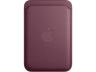 APPLE Cartera de trenzado fino con MagSafe para el iPhone, Rojo mora