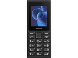 Móvil - Nokia 105, Negro, 4 MB, 1000 mAh, S30+, 2 Pantalla QQVGA, Dual SIM, Radio FM, Botones Grandes