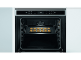 Horno a vapor - Whirlpool W6 OS4 4S1 P, Multifunción, Pirolítico, 73 l, 59.5 cm, tecnología 6th SENSE, Acero inoxidable y negro