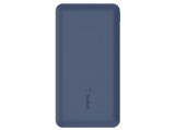 Powerbank - Belkin BPB011BTBL, 10000 mAh, Dos puertos USB-A de 12 W, Un puerto USB-C de 15 W, Azul