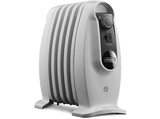 Radiador - DeLonghi TRNS 0505M, Interior, 500W, Calienta hasta 15 m³, Eléctrico, Blanco