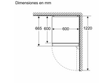 Frigorífico combi - Bosch KGN39LBCF, No Frost, 203 cm, 363 l, Cajón VitaFresh XXL, SuperCongelación, Negro