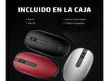 Ratón inalámbrico - HP 240, Bluetooth 5.1, 1600 dpi, Blanco Lunar
