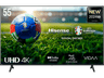 TV LED 55" - Hisense 55A6N, UHD 4K, Smart TV, HDR 10+, Dolby Vision, Control por Voz, Modo Juego, IA, Negro