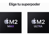 Apple Mac Studio MQH73Y/A Chip M2 Ultra, CPU de 24 núcleos, GPU de 60 núcleos, Neural Engine de 32 núcleos, 64GB RAM, 4TB SSD, Gris