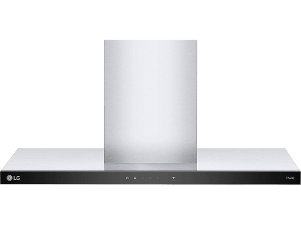 Campana decorativa - LG HCEZ3626S, 3 velocidades, 800 m³/h, 89.8 cm, Acero inoxidable