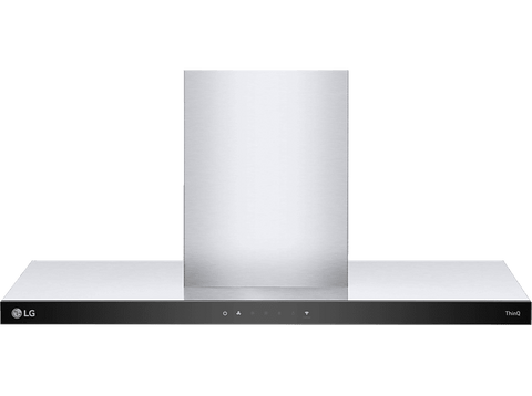Campana decorativa - LG HCEZ3626S, 3 velocidades, 800 m³/h, 89.8 cm, Acero inoxidable