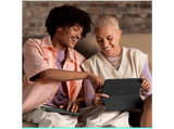 Funda con teclado - Logitech Flip Folio, iPad Pro-Air 13, Teclado extraíble, Multidispositivo, Soporte ajustable, Bluetooth, Accesos directos, Negro