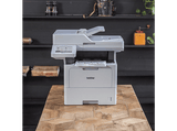 Impresora láser - Brother MFC-L6710DW, Multifunción, Monocromo, Doble Cara, 50 ppm, Pantalla táctil de 12.7 cm