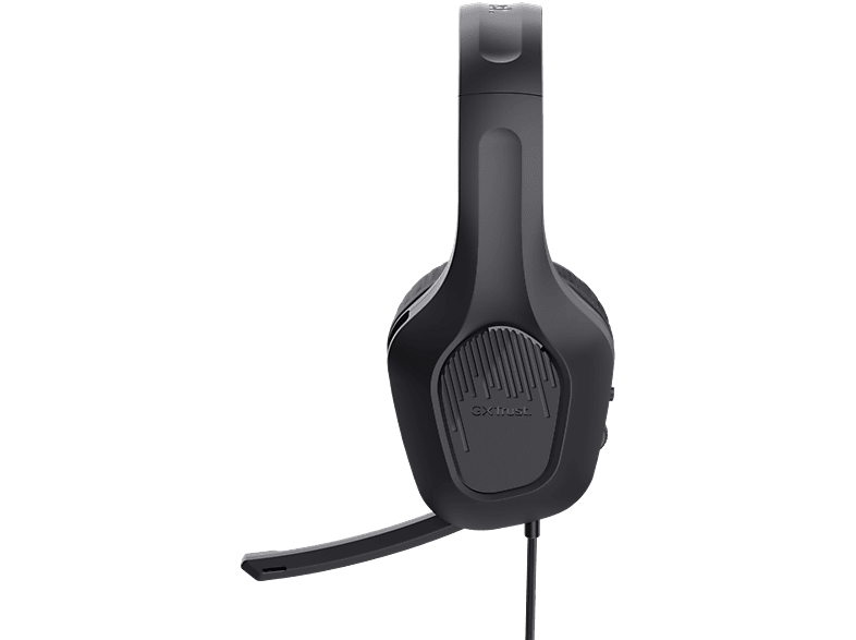 Auriculares gaming - Trust GXT 415 Zirox, Con Cable, Circumaurales, Booster Black