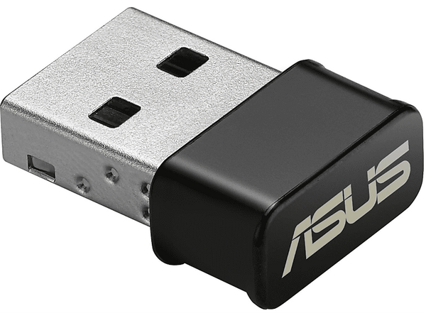 Adaptador de red inalámbrico - ASUS USB-AC53 Nano AC1200, Dual Band, MU-MIMO